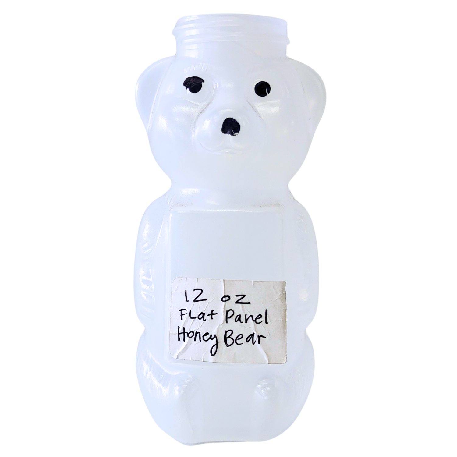 12 oz Plastic Flat Panel Honey Bears