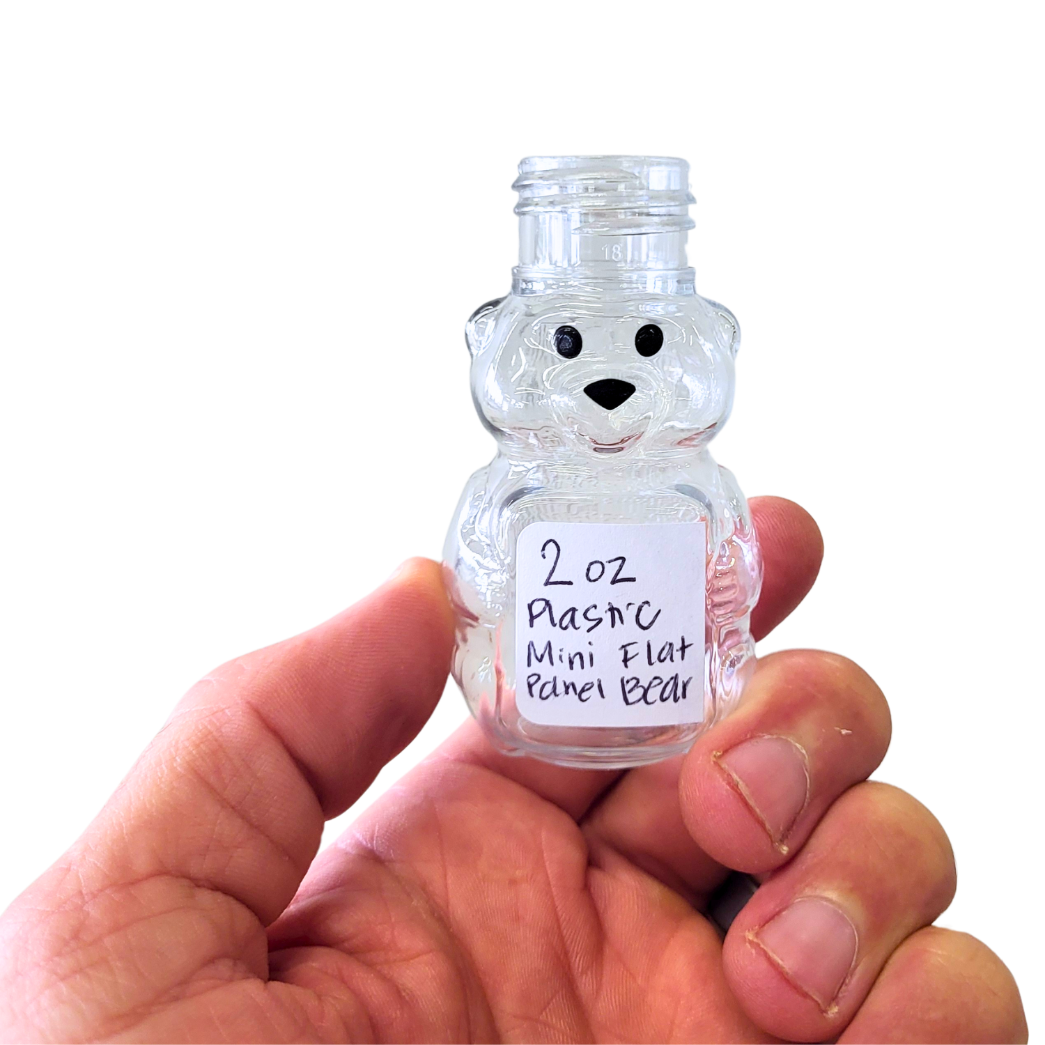 2 oz Plastic Mini Flat Panel Honey Bears