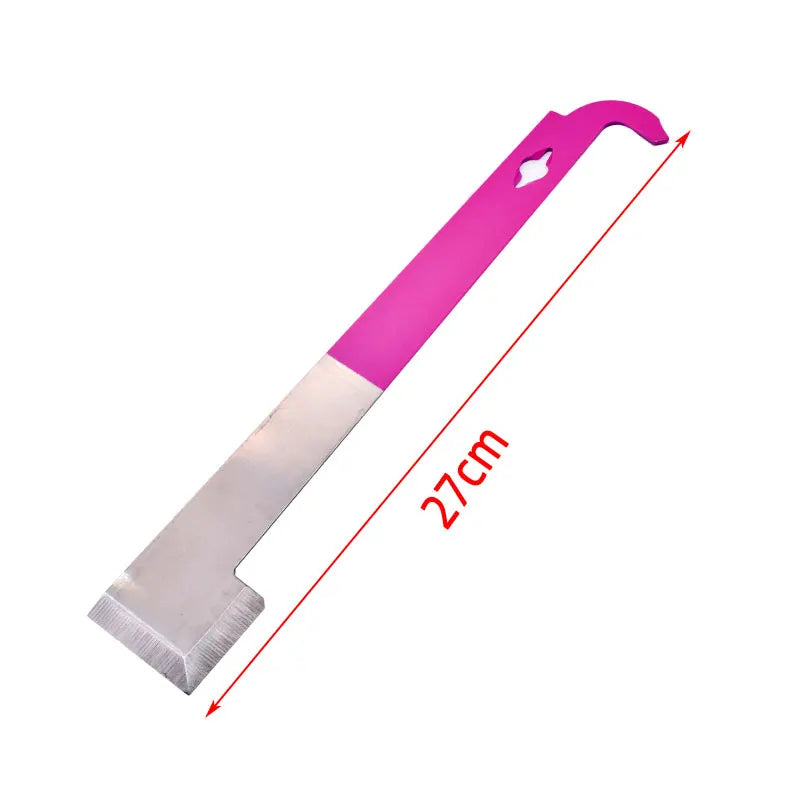 Stainless Steel Pink J-Hook Hive Tool Beekeeping Bee Tool