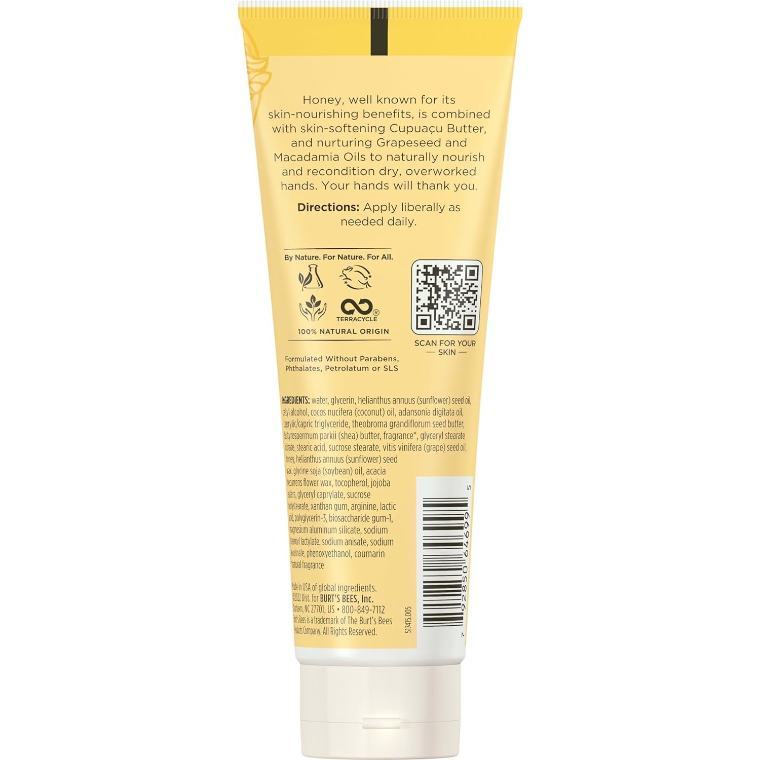 Nourishing Honey & Grapeseed Oil Hand Cream, 2.6 Oz