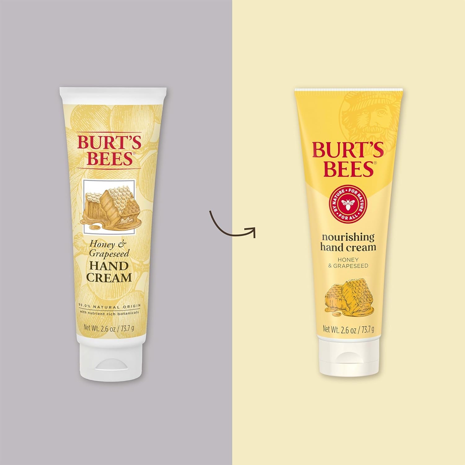 Nourishing Honey & Grapeseed Oil Hand Cream, 2.6 Oz