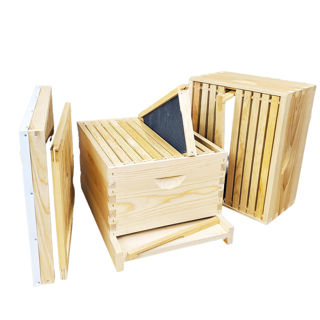 10-Frame Double Deep Box Hive Kit