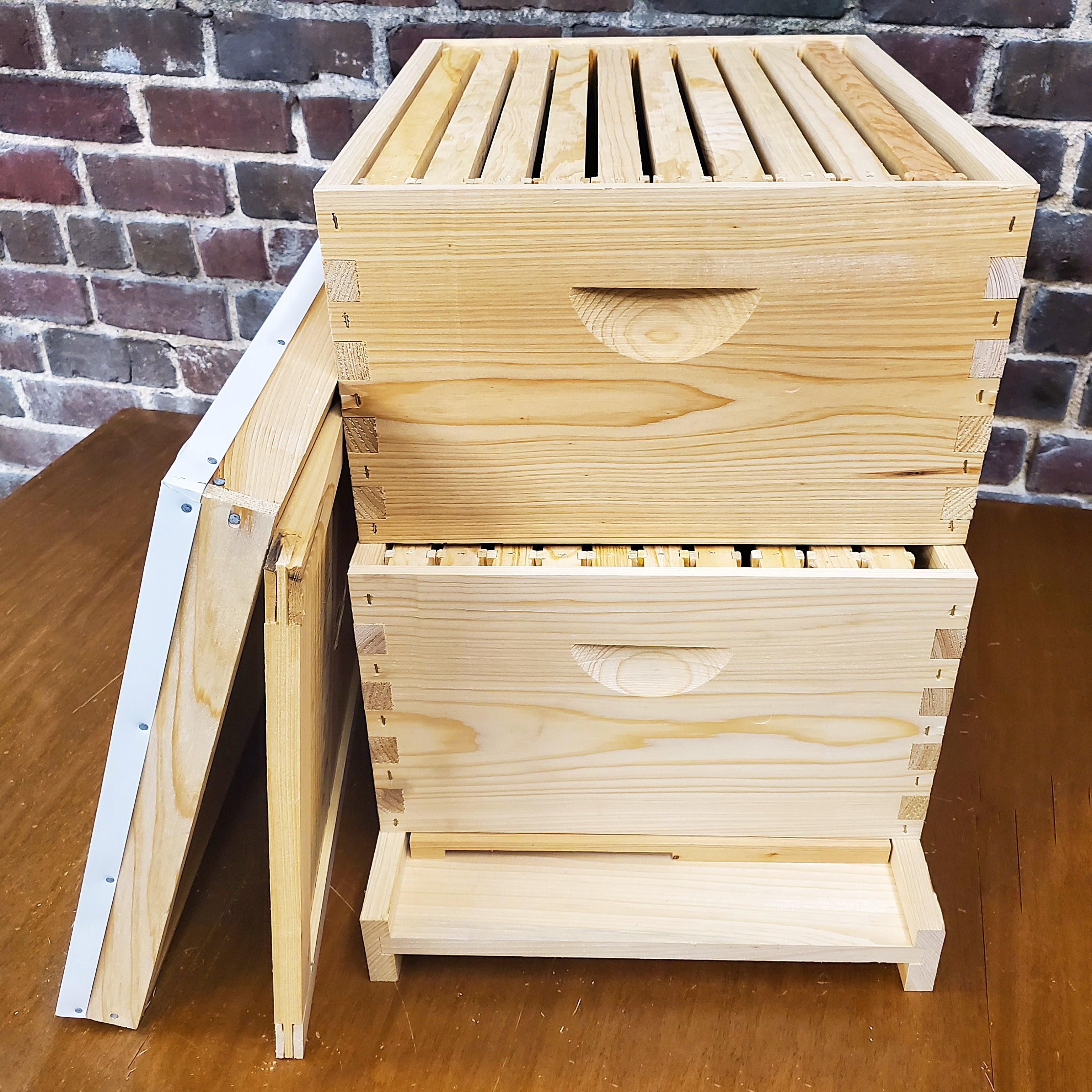 10-Frame Double Deep Box Hive Kit