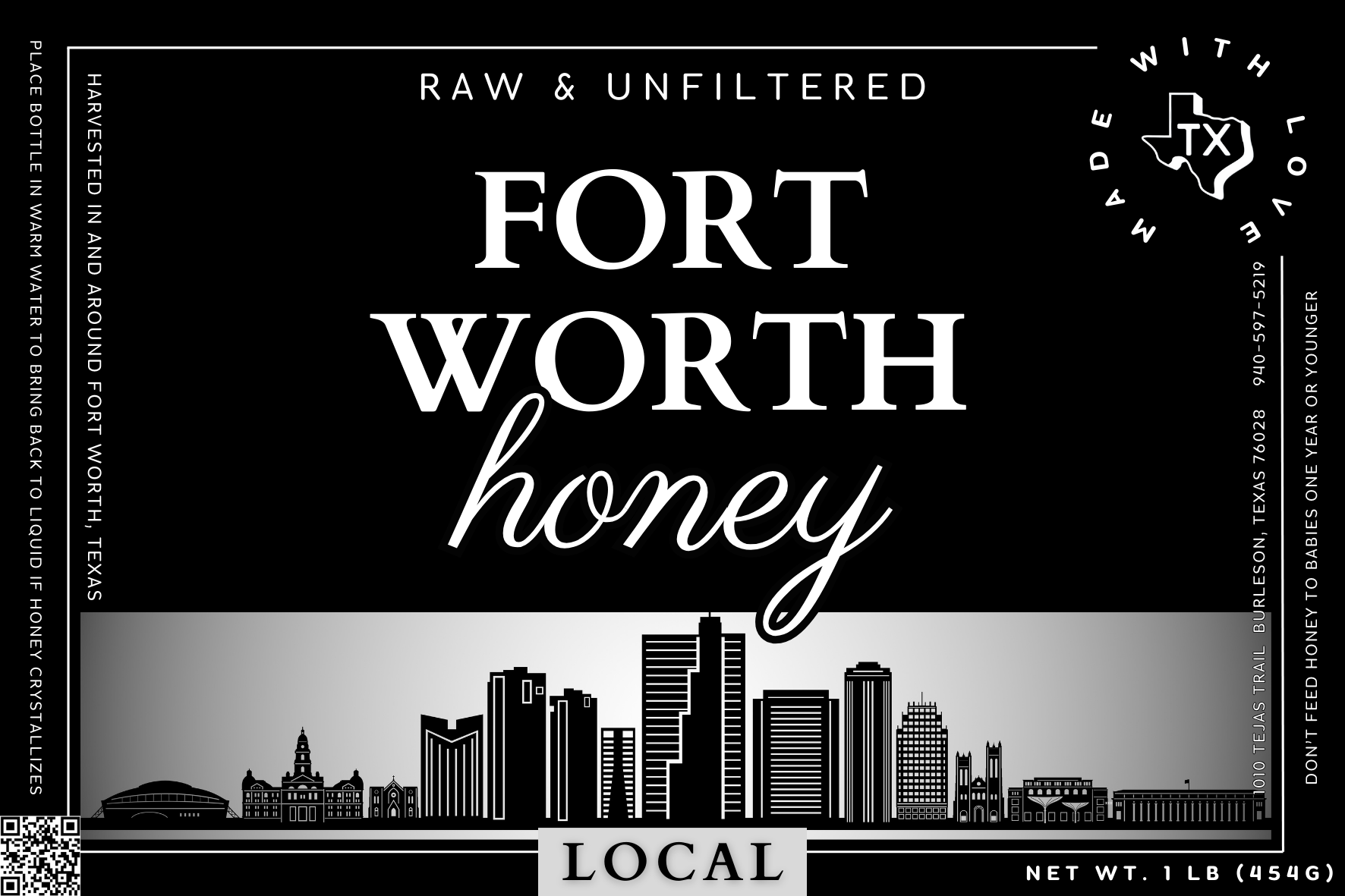 Local Fort Worth Honey - North Texas Wildflower