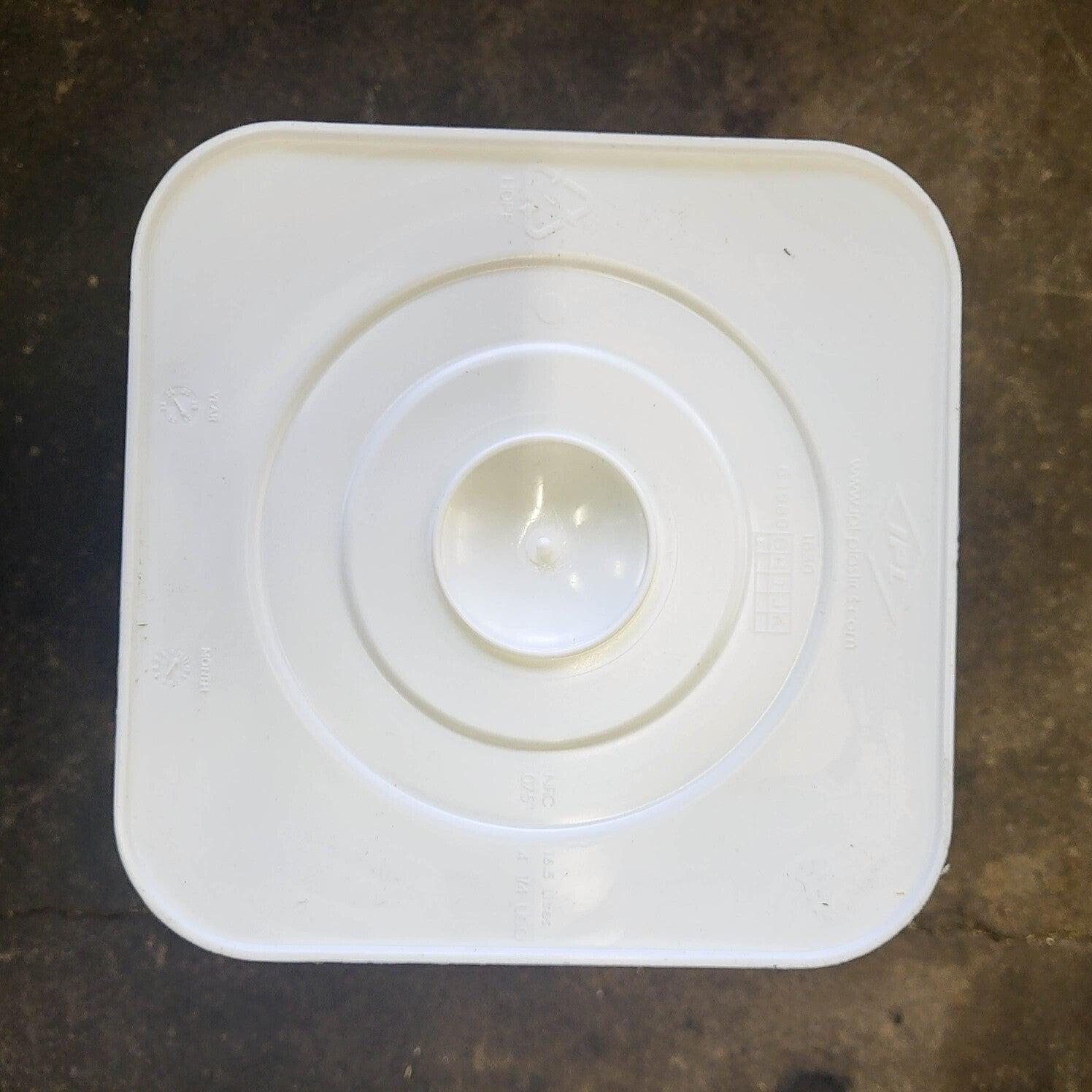 4 Gallon Square Bucket and Lid with Gasket