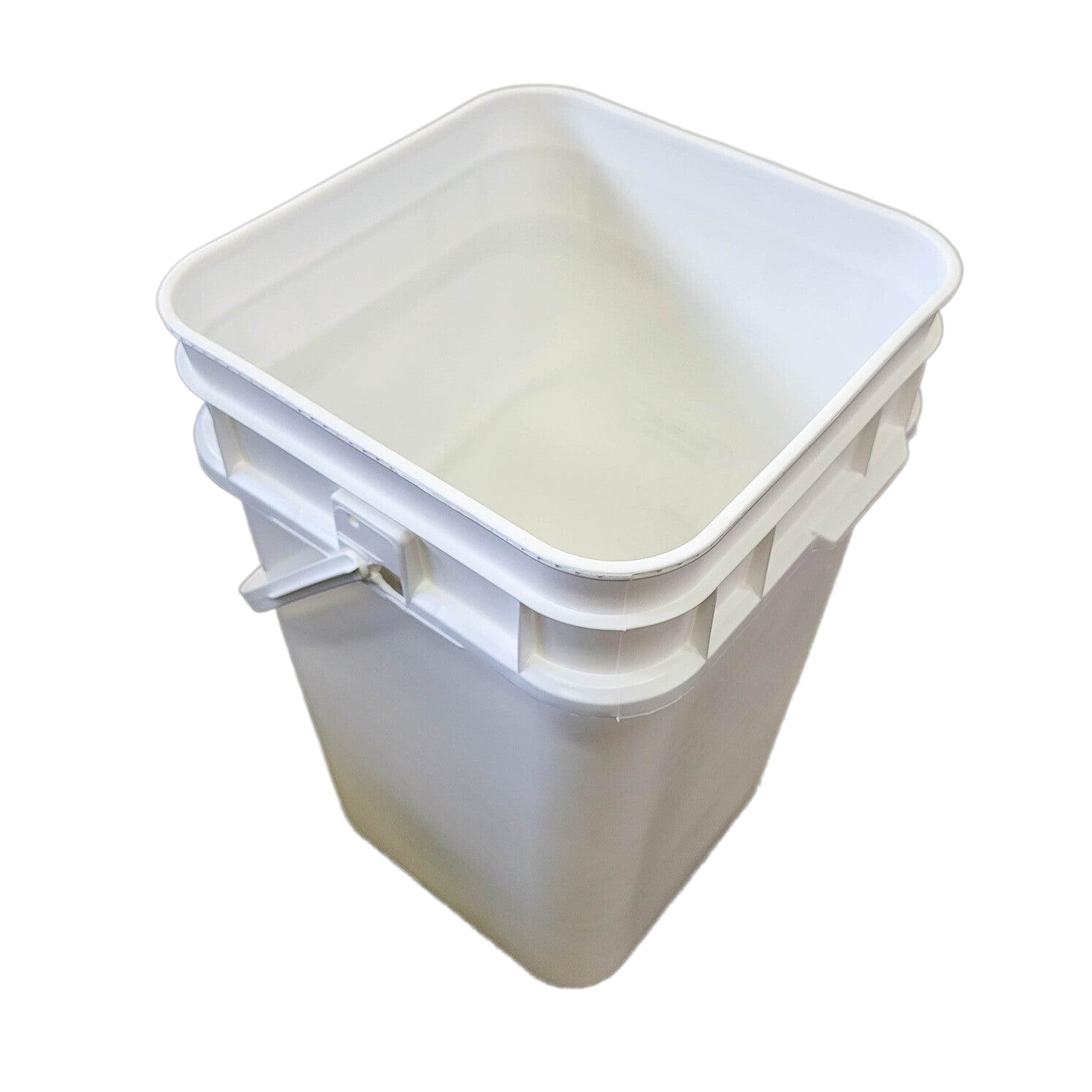 4 Gallon Square Bucket and Lid with Gasket