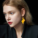Bumble Bee Earrings-Honeycomb Earrings for Women -Honey Jar Earrings Asymmetrical Earrings Bee Costume Women…