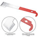 1Pcs Beekeeping Equipment Red 26.5Cm Stainless Bee Hive Tool Frame Lifter and Scraper J Shape Hook Beekeeper Tool Scraping Knife