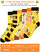 6 Pairs Bee Socks for Women Bee Series Casual Crew Socks for Bee Lover Christmas Gift Halloween Costume