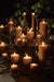 8 Inch Hand-Rolled Beeswax Taper Candles -  (Single Pair)